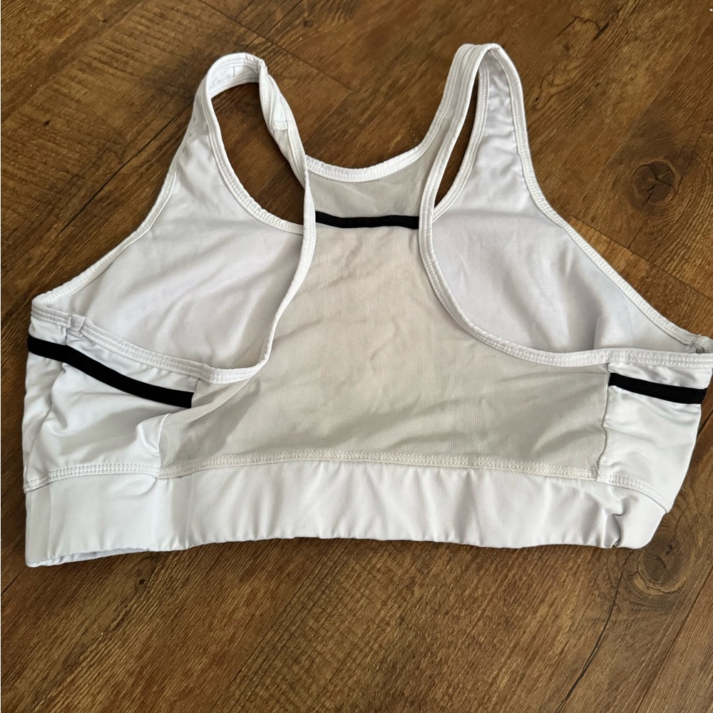 SHEIN Black and White Racerback Sports Bra - Picture 2 of 5